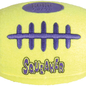 KONG AirDog Squeaker Football Dog Toy – Non-Abrasive Tennis Material Fetch Toy