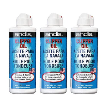 Andis Clipper Colorless & Odorless Oil 4 oz. Single & 3-Pack Andis