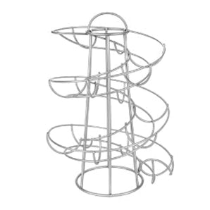Egg Skelter Spiral Organizer – Fresh Egg Storage for Home Kitchens