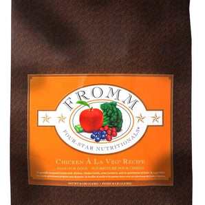 Fromm Chicken Adult Dry Food Dog 4 Star All Life Stages Veg