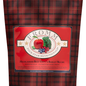 Fromm Chicken Adult Dry Food Dog 4 Star All Life Stages Highlander Beef