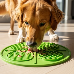 Cosmic Pet Boredom Busterz Slow Feeder Licking Mat Green Vet Developed Anti-Skid