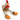 goDog Checkers Skinny Rooster Dog Toy w/Chew Guard Technology goDog