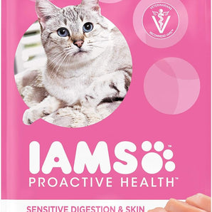 Iams Chicken Adult Cat Proactive Health Sensitive Digestion & Skin Turkey Dry Food