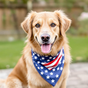 Pet Bandana for Your All American Hound or Outdoor Dogs, American Denim
