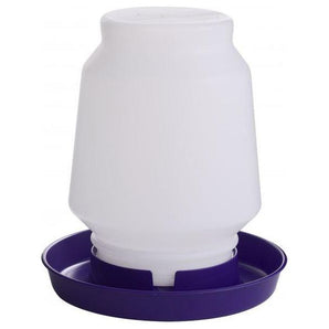 Little Giant Plastic Screw-On Waterer Base 1 Gallon, Purple Little Giant