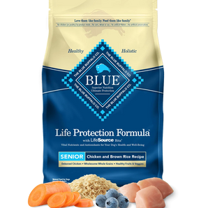 Blue Buffalo Chicken Senior Dry Dog Food Brown Rice
