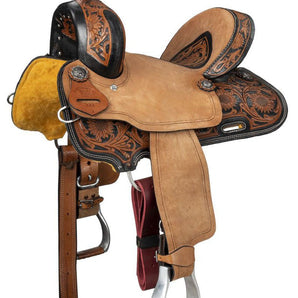 Royal King Youth Dublin Barrel Saddle