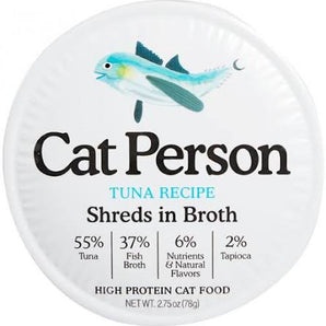 Weruva Chicken Kitten Grain-free Cat Person Shredded Tuna Broth 2.75oz