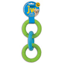 JW Pet Company Invincible Chains ST Triple Dog Toy, Small (Colors Vary)