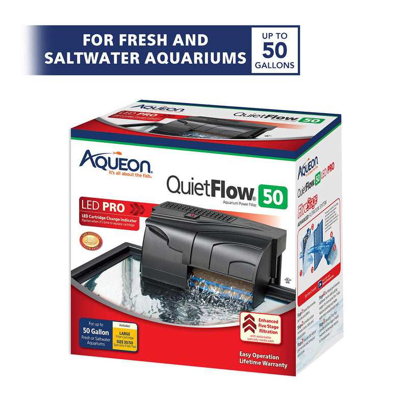 Aqueon QuietFlow LED PRO Aquarium Power Filters