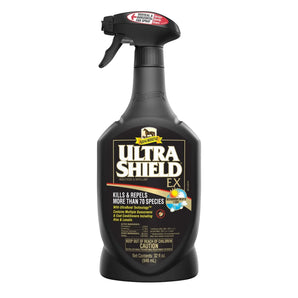 Absorbine UltraShield EX Fly Spray for Horses Dogs Animals 32 oz. Absorbine