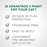 Advantage II Flea Prevention and Treatment LG Cats Over 9lbs, 4CT Bayer