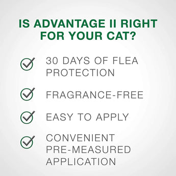 Advantage II Flea Prevention and Treatment LG Cats Over 9lbs, 4CT Bayer