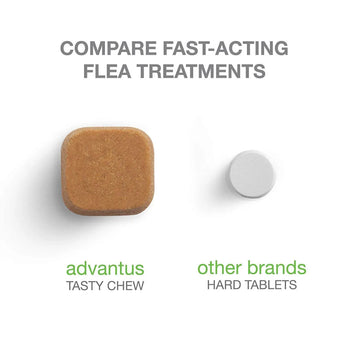 Advantus Flea Soft Chews for Small Dogs 4-22 lbs. 30 Count Bayer