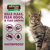 Advecta Plus Flea and Tick Treatment for Small Cats 4 Count Advecta