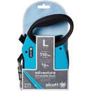 Alcott Adventure Retractable Reflective Belt Leash for Dogs Alcott