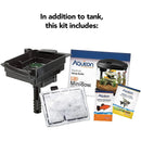 Aqueon LED MiniBow Aquarium Kit with SmartClean Technology Black 5 Gallons Aqueon