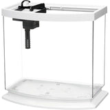 Aqueon LED MiniBow Aquarium Kit with SmartClean Technology White 2.5 Gallons Aqueon