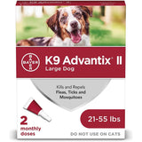 Bayer K9 Advantix II Flea Treatment for Large Dogs 2 Month Supply Bayer