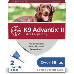 Bayer K9 Advantix II Flea Treatment for XL Dogs 2 Month Supply Bayer