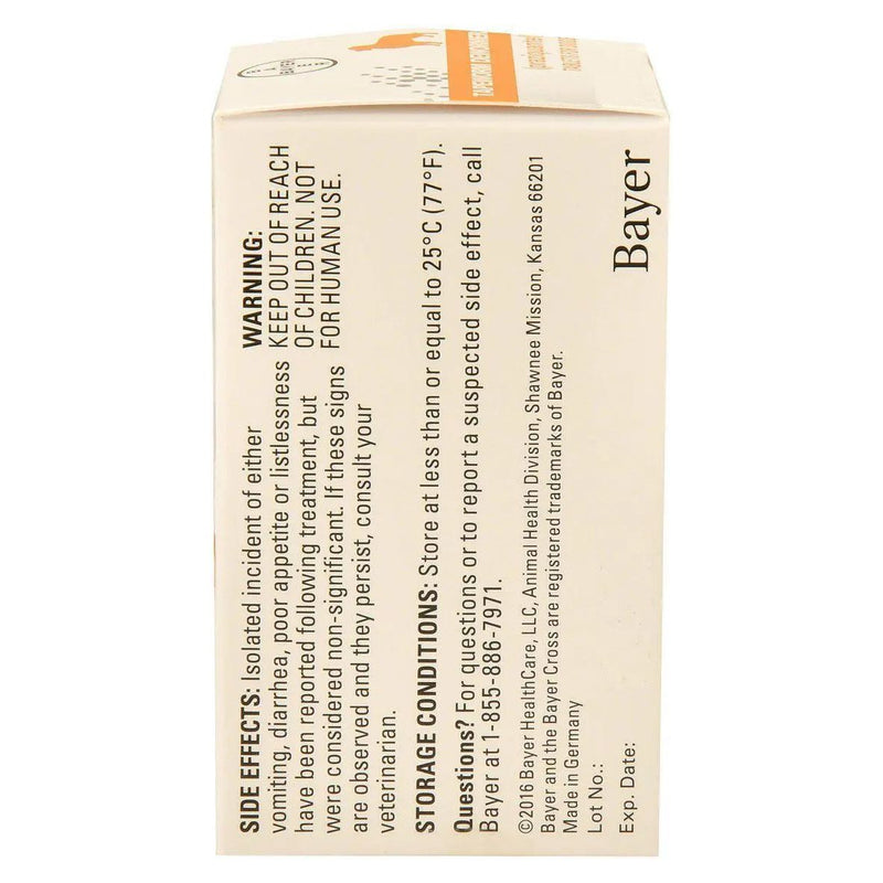 Bayer Tapeworm Dewormer for Dogs Bayer 5 Tablets Bayer