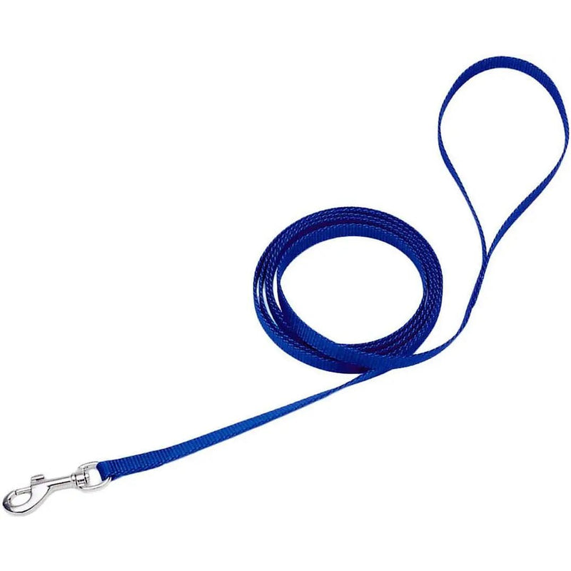 Coastal Pet Nylon Dog Leash with Bolt Snap, 3/8" x 4-Feet, Blue Coastal Pet