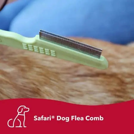 Coastal Pet Safari Dog Double Row Flea Comb Short/Long Hair Pets Coastal Pet