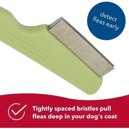 Coastal Pet Safari Dog Double Row Flea Comb Short/Long Hair Pets Coastal Pet