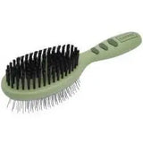 Coastal Pet Safari Plastic Handle Dog Brush Pin & Bristle Combo Coastal
