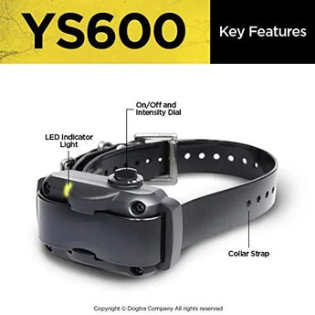 Dogtra YS600 Rechargeable Waterproof High-Output No Bark Collar Dogtra