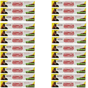 Durvet Apple Flavored Horse Wormer 1.87% Horse Bot Parasites Equine Wormer (x24) Durvet