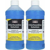 Durvet Chlorhexidine 2% Solution Antiseptic & Antimicrobial Disinfectant 16 oz. 2-Pack Durvet