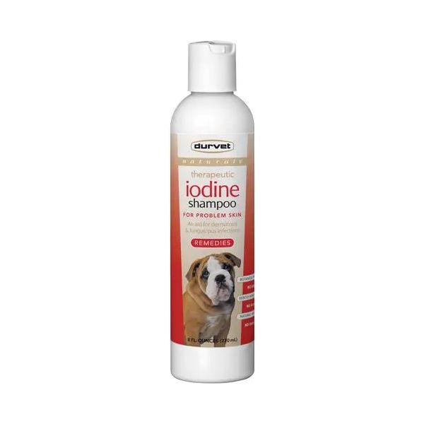 Durvet Naturals Iodine Dog Shampoo 8 oz. Durvet