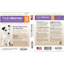 Durvet Triple Wormer 7 Way Dog Puppy Dewormer Durvet