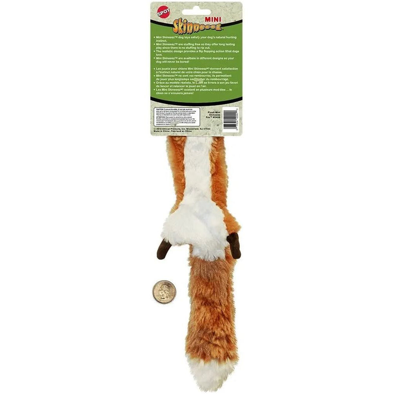 Ethical Pet Mini Skinneeez Fox Squeaky Dog Toy 14-Inch Ethical Pet