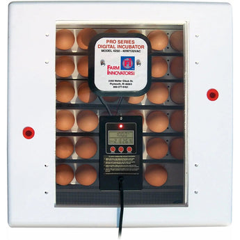 Farm Innovators Model 4250 Circulated Air Incubator with Turner Farm Innovators