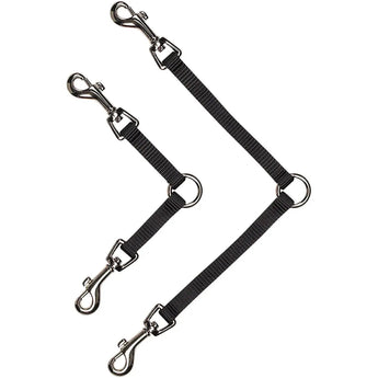 Guardian Gear No Tangle Dog Leash Coupler 2-Way 4-Inch, Black Guardian Gear