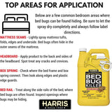 Harris Bed Bug Killer Liquid Spray Odorless Formula 8 lbs. Harris