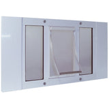 Ideal Aluminum Sash Pet Door XLarge White 1.75" x 27" x 20.63" Ideal Pet Products