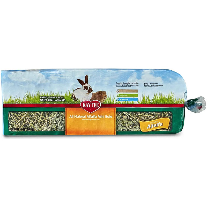 Kaytee Alfalfa Mini Bale Pet Treat for Small Animals 24 oz. Kaytee