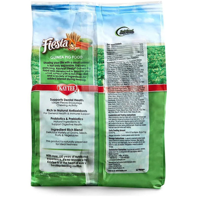 Kaytee Fiesta Omega-3 Guinea Pig Food 2.5lbs Kaytee