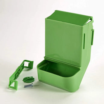 Kaytee Gravity Bin Feeder with Bracket, Assorted Colors Kaytee