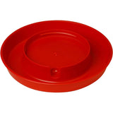 Little Giant 1 Gallon Plastic Screw-On Poultry Waterer Base, Red Little Giant