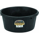 Little Giant Heavy Duty Tub Durable Rubber Feed Pan, 6.5 Gal Little Giant