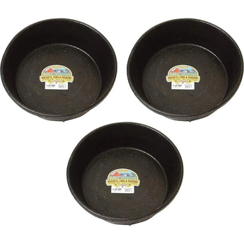 Little Giant Rubber Livestock Feed Pan 8 Quart Little Giant