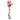 Mammoth Flossy Chews 3-Knot Tug with Tennis Ball 20" Assort Color Mammoth