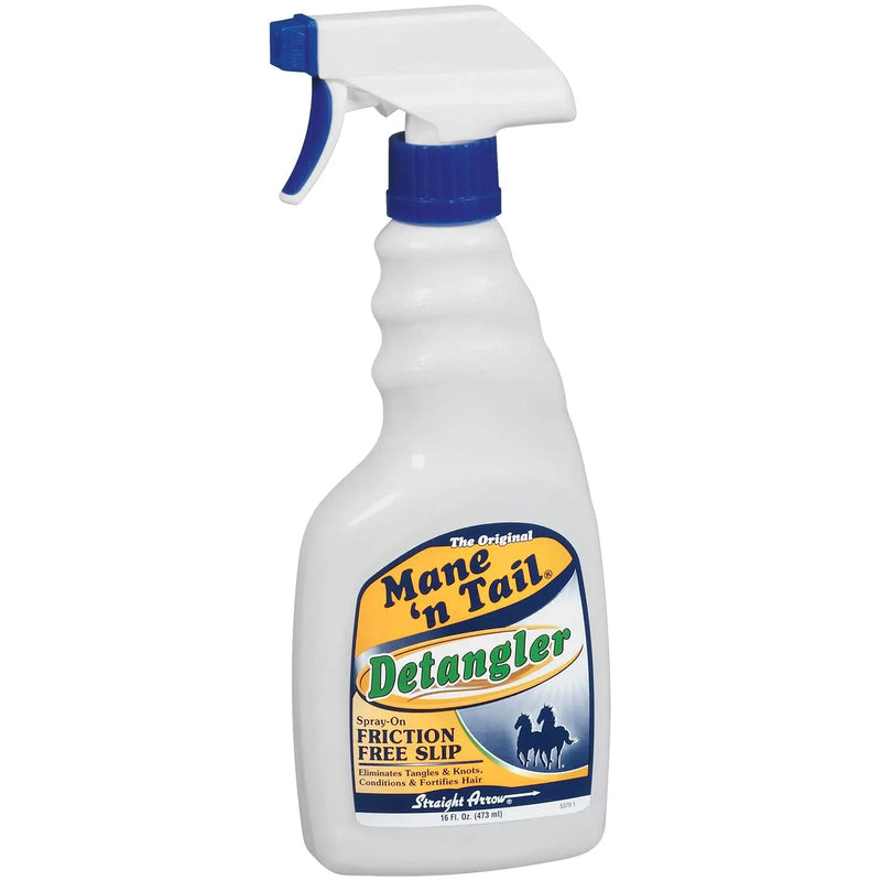 Mane N' Tail Detangler Spray Conditions & Fortifies Horses 16 oz. Straight Arrow