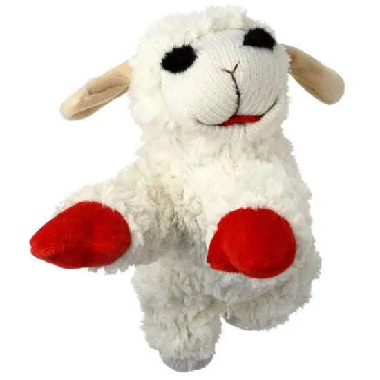 Multipet Lamb Chop Pet Squeaker Plush Dog Toy 10" 3-Pack Multipet