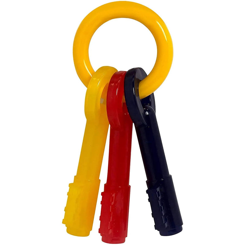 Nylabone Puppy Chew Teething Keys Bacon Flavor, Regular Nylabone